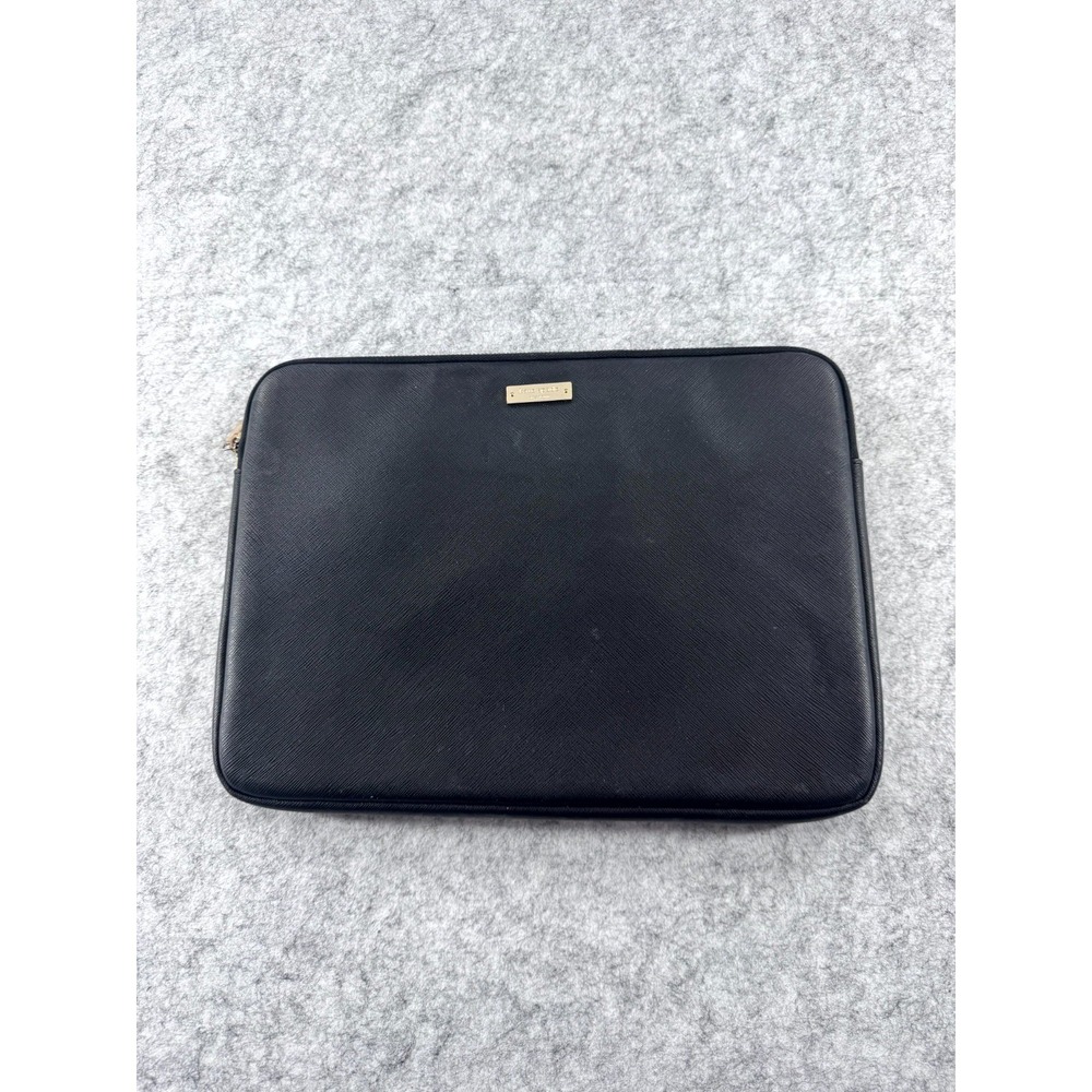 Kate Spade New York Laptop Protective Tablet Case Black Saffiano Leather Zipper